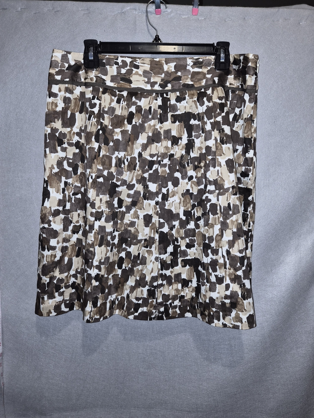 Ann Taylor Size 12 Abstract Print A-Line Skirt